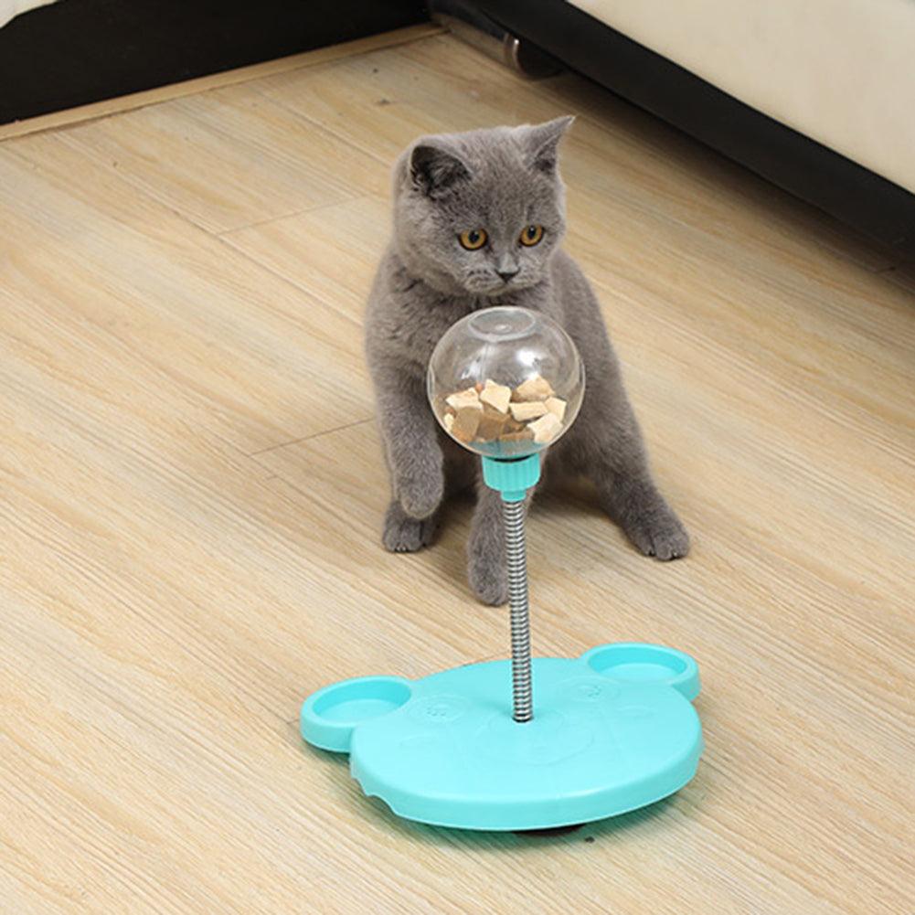 Pet Feeder Cat Toy Pets Leaking Food Ball Self-Playing Tumbler Funny
