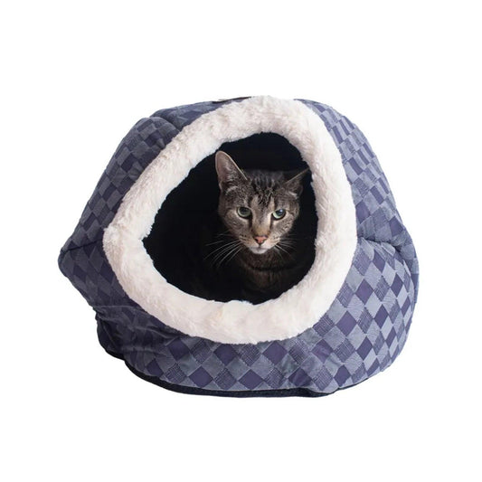 Armarkat Cuddle Cave Cat Bed for Cats and Small Dogs - 19x16x12 inches