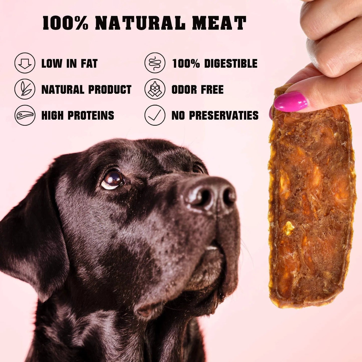 Chicken Jerky Dog Treats 1.5 Lb Human Grade Pet Snacks Grain Free