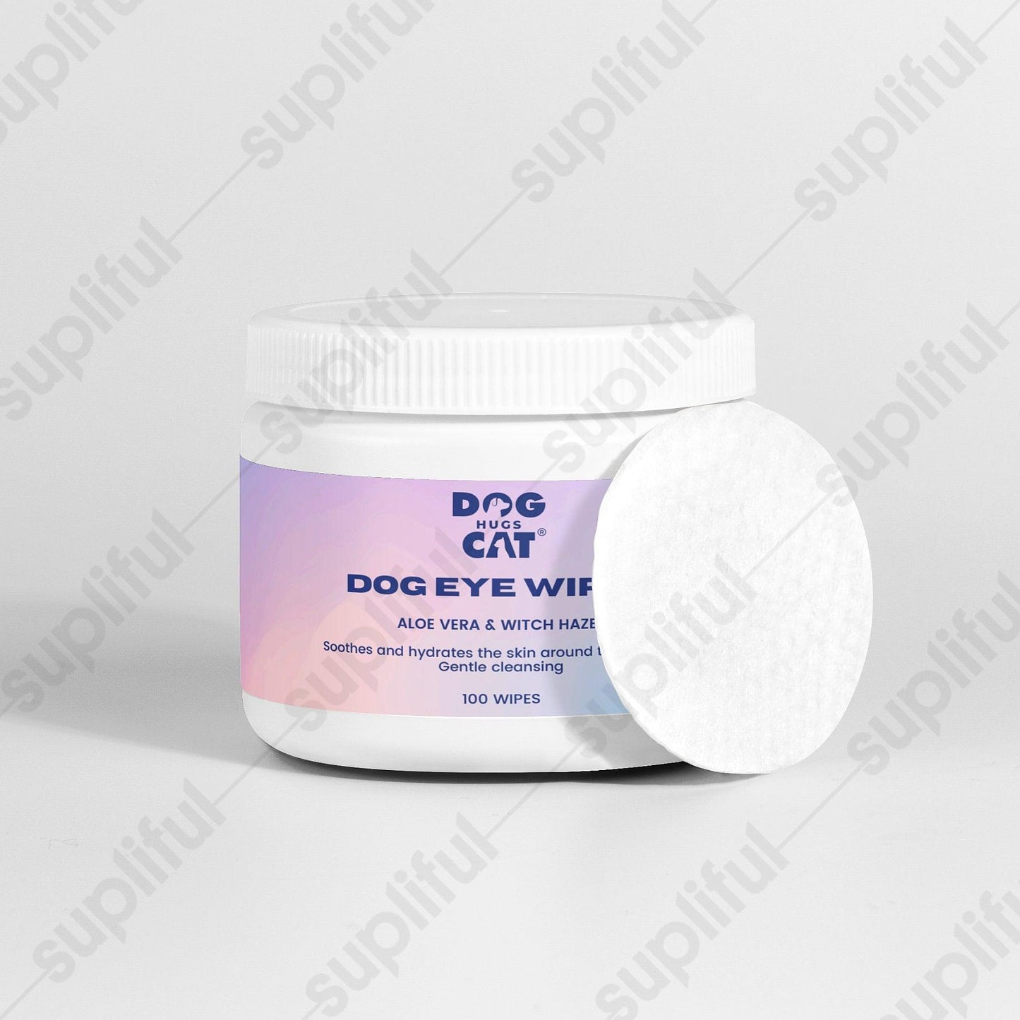 Dog Hugs Cat - Dog Eye Wipes